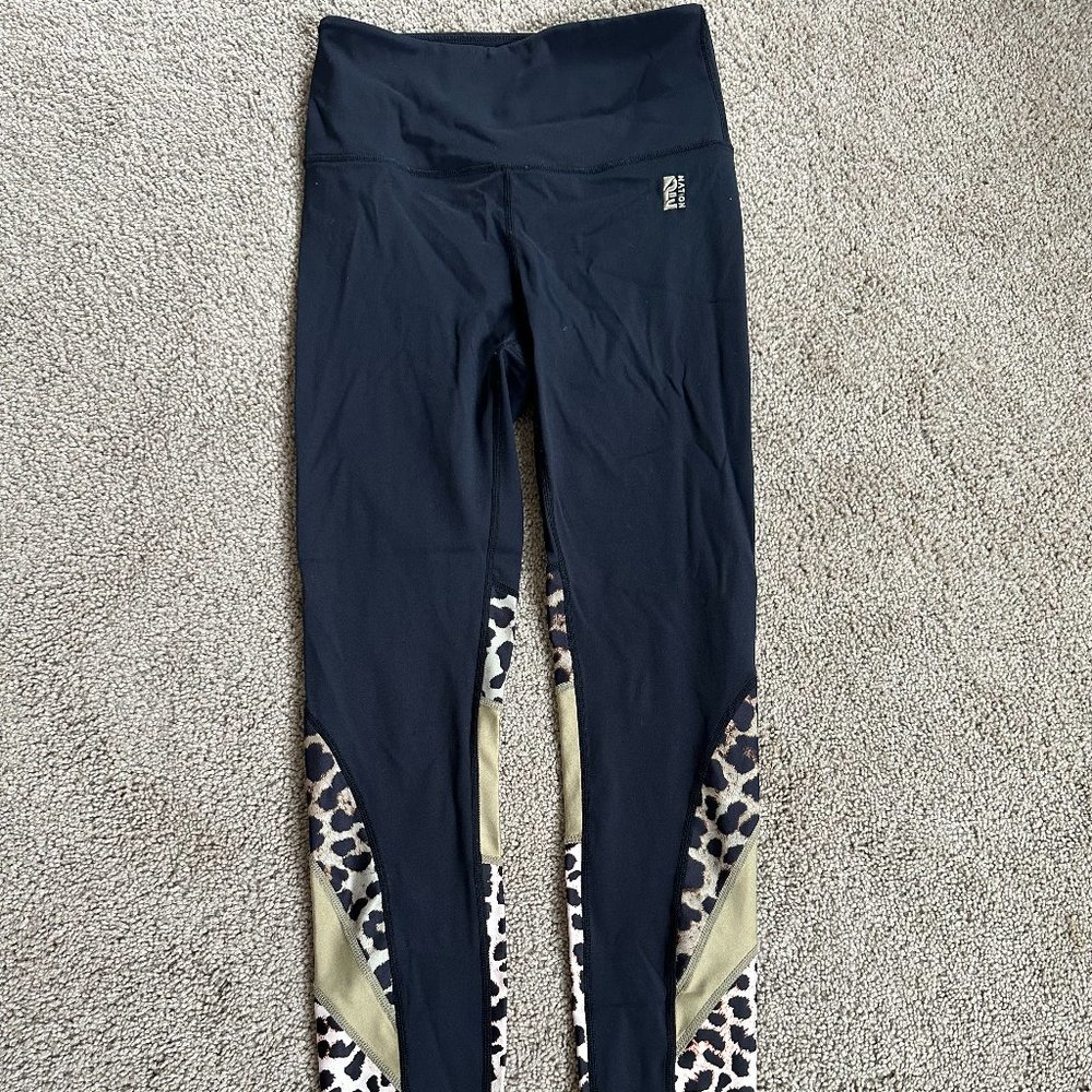 PE Nation Black/ Cheetah leggings